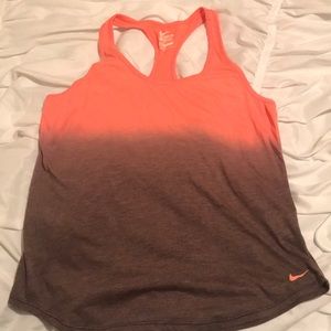 Nike DRI-FIT athletic cut tee ombré coloring